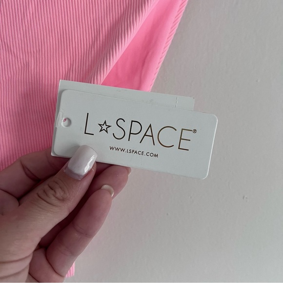 L*Space Pink Bathing Suit Bottom BNWT - Picture 4 of 5
